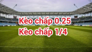 Giải Mã Ý Nghĩa Kèo Chấp 0.25 Trong Các Trận Cầu Đỉnh Cao